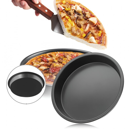 Teglia per microonde ACDANC antiaderente rotonda per pizza e pizza 2