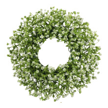 All Year Round Wreath Spring Wreath for Front Door Green Leaves Wreath for Room Farmhouse Holiday Decor for Outdoor Indoor