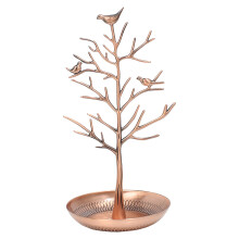 Easter Egg Tree Stand with Tray, Metal Bird Design, 12" Hanging Ornament Rack – Compatible with Easter Eggs