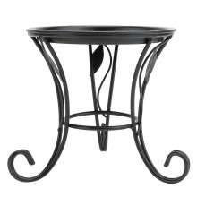 Clearance! Metal Gazing Ball Stand Iron Globe Stand Sphere Display Holder Flowerpot Rack Birdbath Bowl Support Base for Garden Home