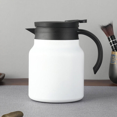 Bouilloire portable en acier inoxydable à double paroi isolée