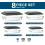 8-Pc Deep Glass Baking Dish Set with Plastic Lids, Rectangular Bakeware for Lasagna, Freezer-to-Oven & Dishwasher Safe, Gray 2