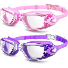 Braylin Swim Goggles 2-Pack Anti-Fog UV Protection