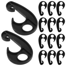 OULII20-pack PVC-plastkrokar för bilpresenning,