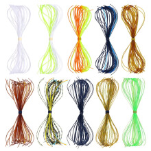 10 mBeart 500 Snáithe Tacar Sciortaí Jig Silicone Cosa Jig Iascaireachta DIY Mealláin, Ábhair Cheangail Cuileog Baoite Jig Iascaireachta Sciortaí