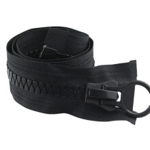 Cremallera separable de plástico resistente de 150 cm