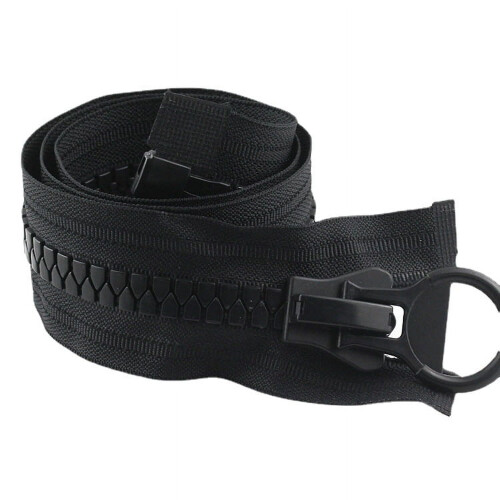 Cremallera separable de plástico resistente de 150 cm