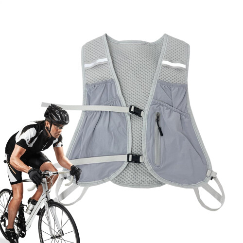 Atmungsaktive Laufweste mit Trinksystemfach