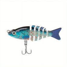 Set di 2 swimbait Bionic Paddle Tail da 2,36 pollici per acqua dolce e salata.