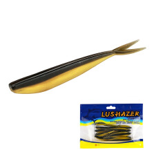 Esche da pesca morbide in plastica dorata da 7,6 cm (3 pollici) - Confezione da 15