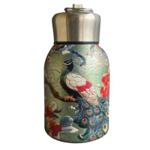 Copo térmico Retro Peacock em aço inoxidável, 500ml
