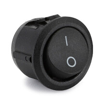 2-Pin 2-Position Rocker Switch 250V/125V Black & Red