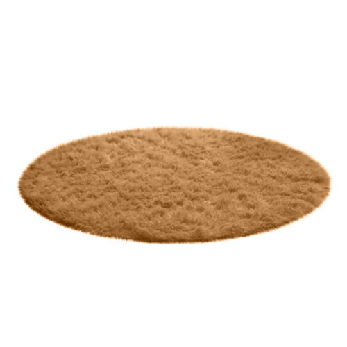 Plush Round Bath Mat Non-Slip 40 cm