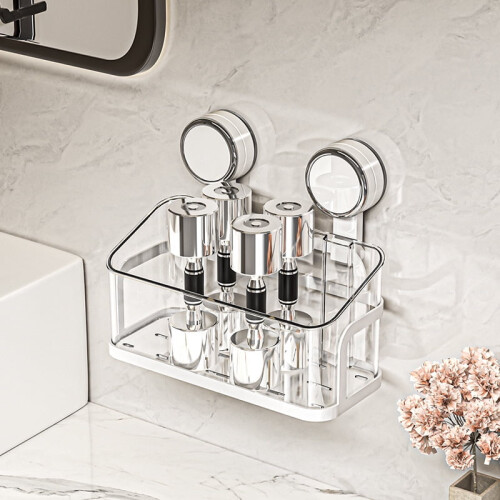 Portaoggetti con ventosa per bagno e cucina 1