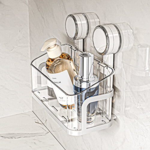 Portaoggetti con ventosa per bagno e cucina 2