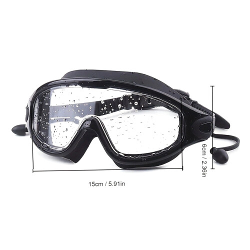 Big Frame Antifog Swim Goggles Flat Light 2