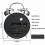 Loud Twin Bell Alarm Clock, Silent Quartz, Backlit, Grey 4