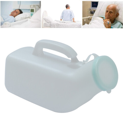 Portable Urinal for Men, 1200ml Leak-Proof with Lid 1