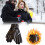 Women's PU Leather Touchscreen Winter Gloves 2