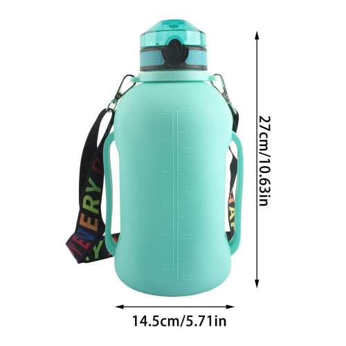 Garrafa de água dobrável de silicone de 2000ml 1