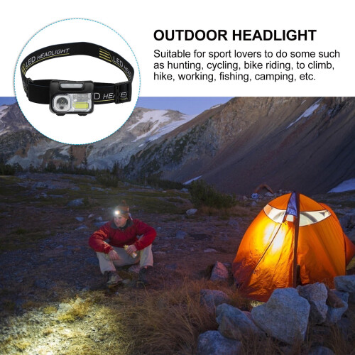 USB Rechargeable LED Headlamp for Hiking and Camping 1