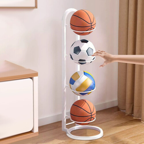 Basketball Rack Iron 4-Tier Storage Rack 2