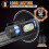 Rechargeable LED Headlamp 1500 Lumen with Red Light 4