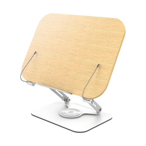 Modifiable Desktop Bookstand for Textbooks Recipes-light color