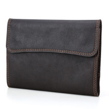 Retro PU Leather Notebook Cover with 2 Card Holder PU-Coffee