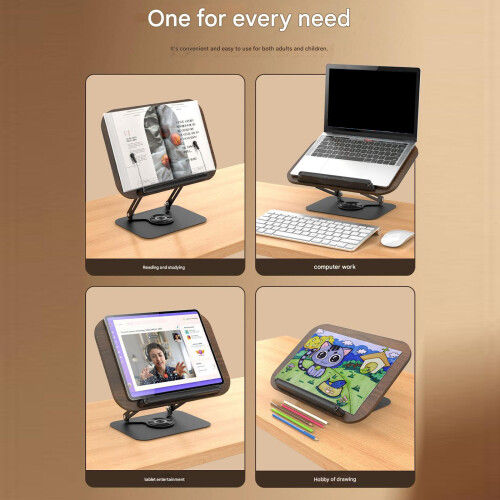 Modifiable Desktop Bookstand for Textbooks Recipes-light color 2