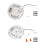 18W 120V Dimmable Ceiling Flush Light Replacement Panel-A 3000K 2