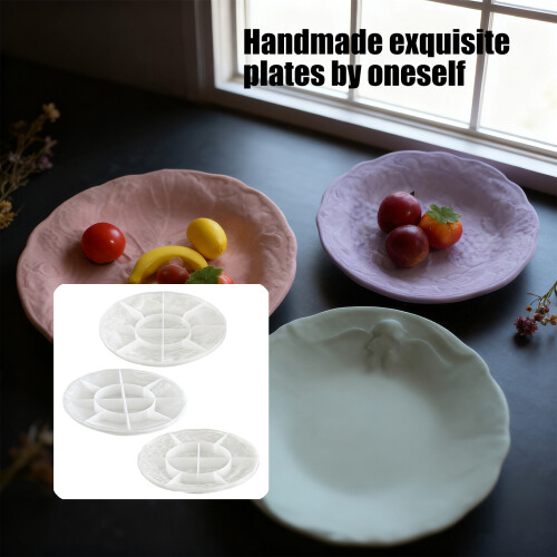 Embossed Fruit Round Tray Silicone Mold Silicone-Angel model 2