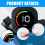 Clip on Guitar Tuner 360 Degree Rotating-Black Battery type 7
