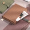PU Leather Notebook 300 Pages Lined Ribbon Bookmarks-Blue 3