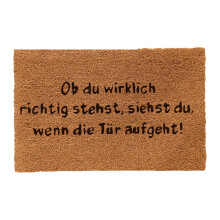 Doormat - Coconut Fiber, Non-Slip, Indoor/Outdoor Use