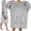 Sudadera XXL - manta gris Ruhhy 24402 2