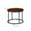 Industrial Nesting Coffee Tables, Set of 2, Wood-Effect 5