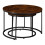 Industrial Nesting Coffee Tables, Set of 2, Wood-Effect 6