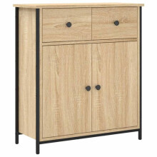 Buffet - HELLOSHOP26 - sonoma 70 - carvalho Sonoma - 70 x 30 x 80 cm - Pés ajustáveis