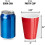 340 ml plastikkrus – assorterede farver, 40 stk. 2