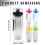 Fruit Infuser Water Bottle 960ml Leakproof Plastic Sports 3