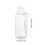 AuroraX Clear Water Bottle 2000 ml Leakproof Straw Lid 3