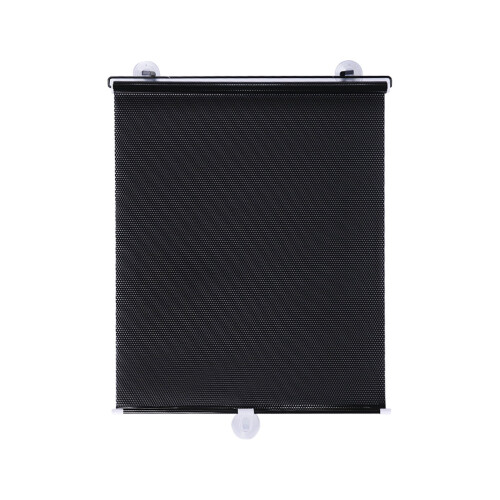 Estor enrollable retráctil de 40x60 cm, color negro, para ventanas. 1
