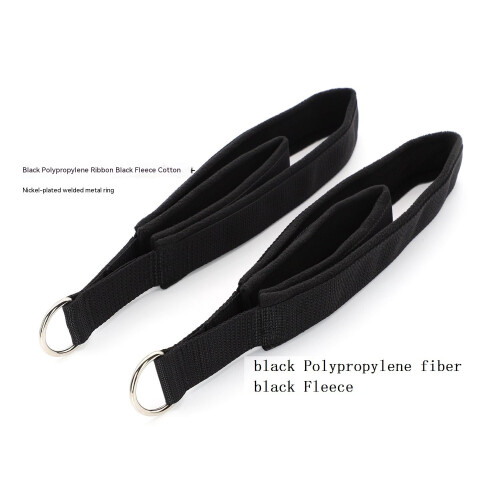 2er-Pack Pilates-Doppelschlaufengurte mit D-Ringen 1
