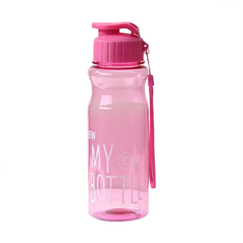 BPA-freie 500-ml-Wasserflasche mit Tragegurt