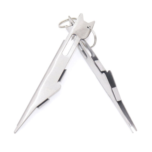 Fishing Hook Tyer Tool Stainless Steel 1pc 2