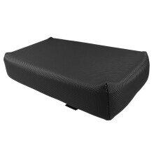 Cuscino per sella posteriore da bicicletta OULII nero, ammortizzante,