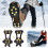 Ice Cleats for Shoes with 10 Studs M Size 2