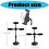 Triple Phone Mount with Telescopic Stand for Live Streaming 2