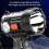 Rechargeable LED Spotlight Flashlight – Solar & USB 5